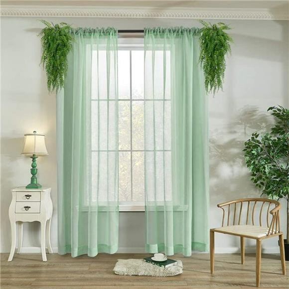 Artificial Hanging Plants Fake Plants Ferns Faux Hanging Plants (2 Pcs) - Picture 5 of 7